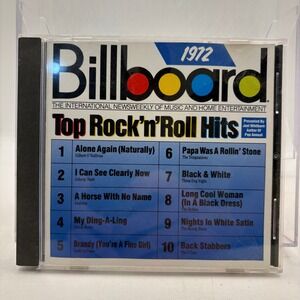 Billboard Top Rock n Roll Hits 1972 CD Various Artists Rhino R2 Compilation